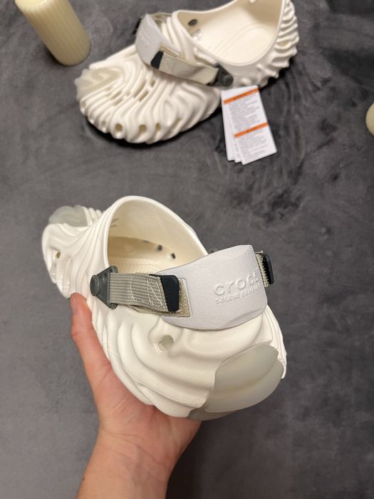 Сабо Crocs x Salehe Bembury белые‼️ Шлепанцы - кроксы
