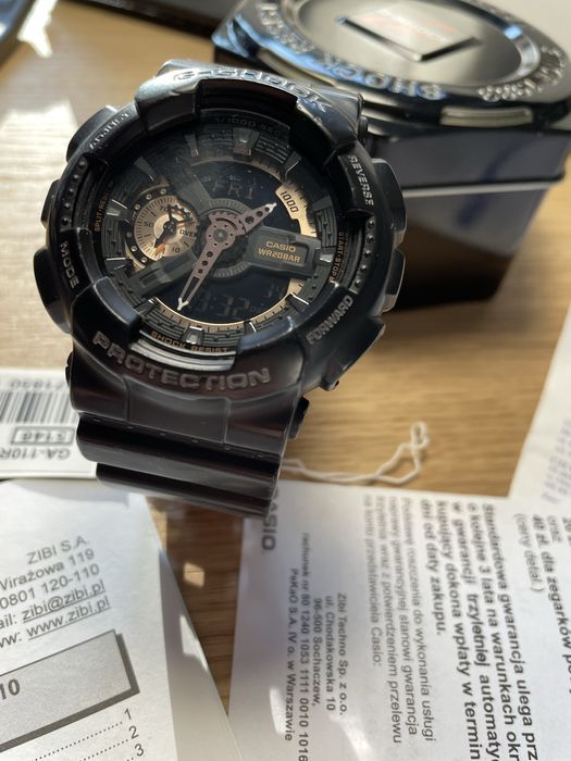 +Zegarek Casio G-SHOCK GA-110RG-1AER + pudełko