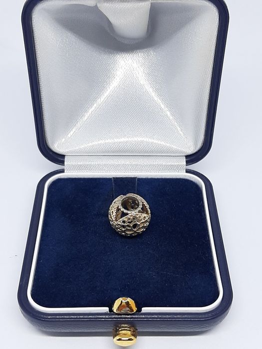 Charms ze srebra, srebro 925, pozłacane