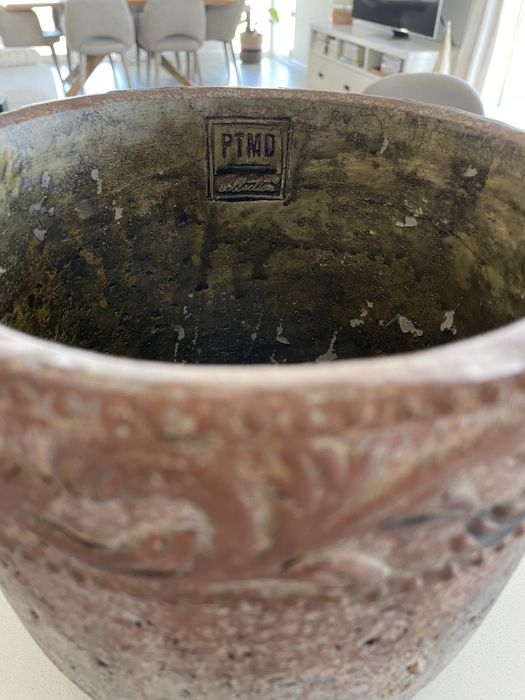 Vaso ceramica rústico