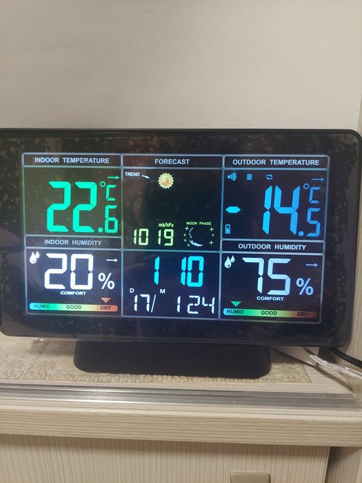 Багатофункціональна бездротова метеостанція Geevon EWT8665