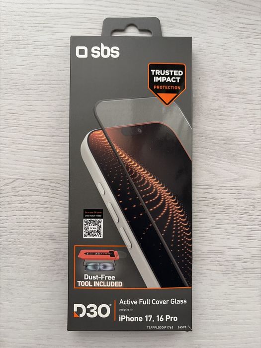 Szkło ochronne SBS Iphone 17 / iphone 16 pro