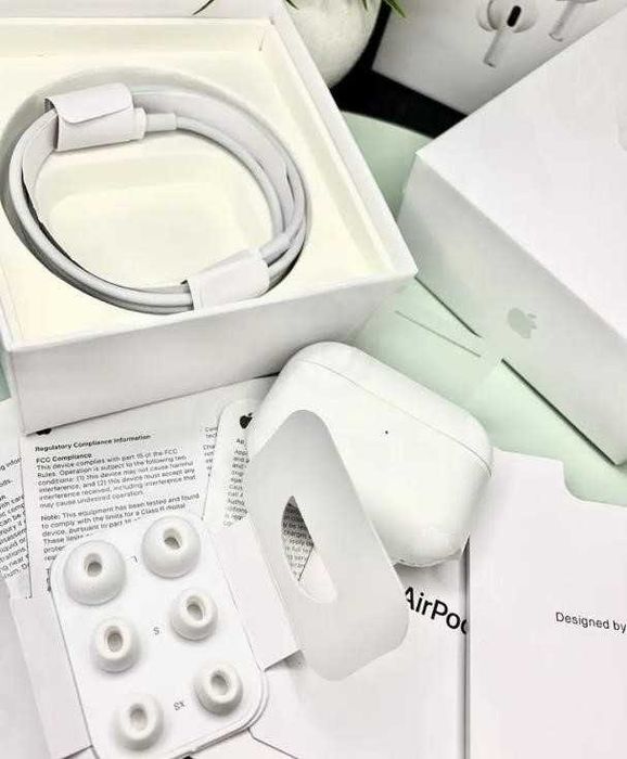 Навушники Airpods pro V2 1в1 без шумоподавлення +чохол