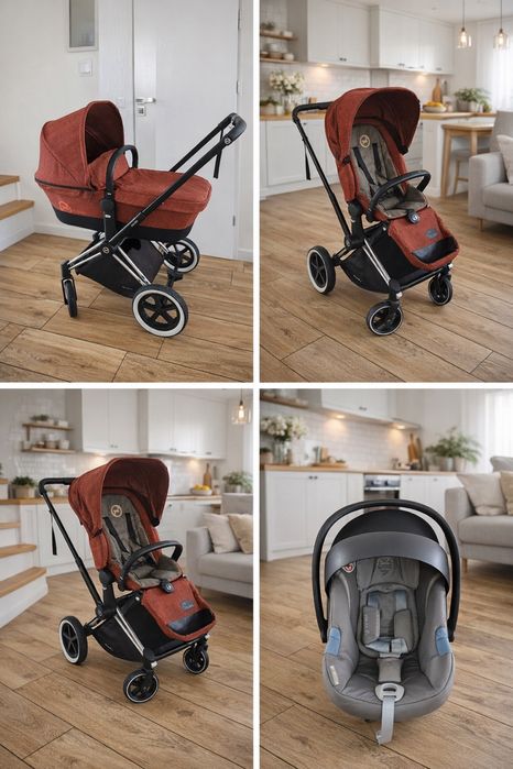Wózek dziecięcy 3w1 Cybex Priam + fotelik