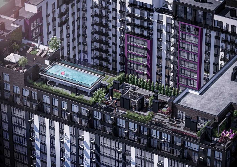 Простора 1-кімнатна квартира у сучасному ЖК «Манхеттен».