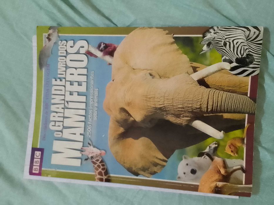 Livro/Revista "O Grande Livro dos Mamíferos" da BBC