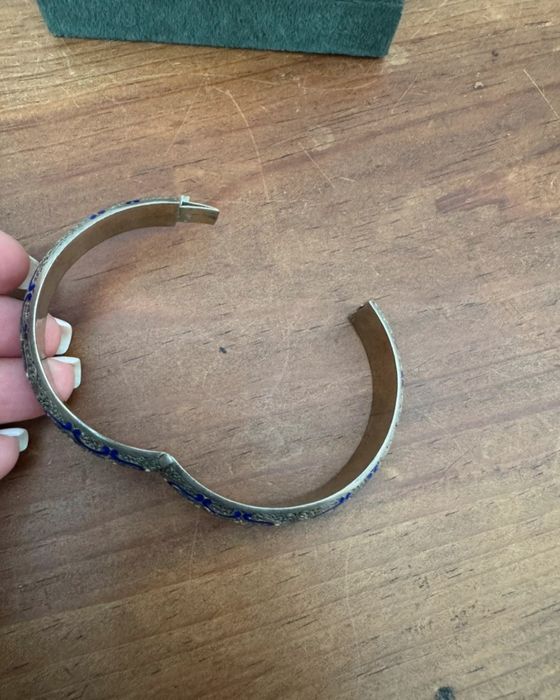 Pulseira em prata de filigrana / Antiga