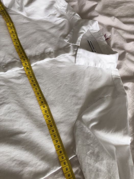 Biała koszula dziewczęca dł. rękaw Reserved r.146