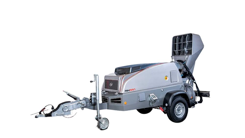 GB Mixman D5BS ORCAN kosz zasypowy/ łopata nagarniająca mixokret pompa