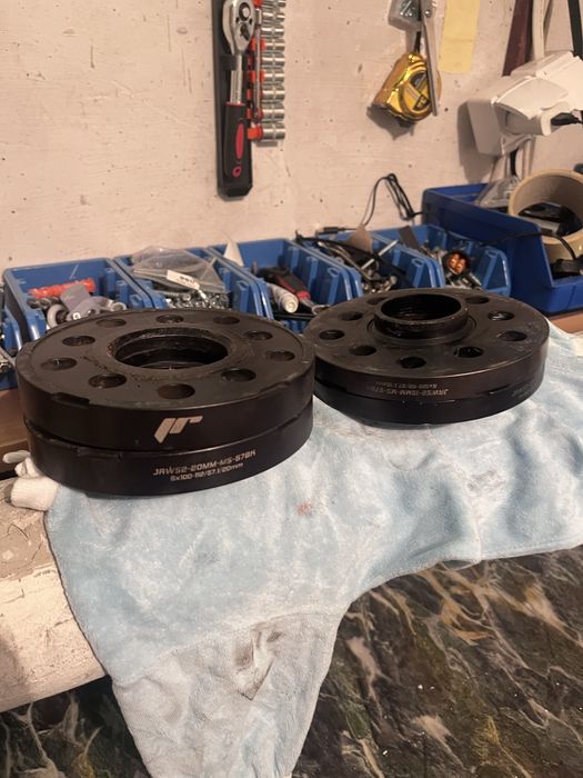 Dystanse 5x112 -57.1 mm japan racing czarne