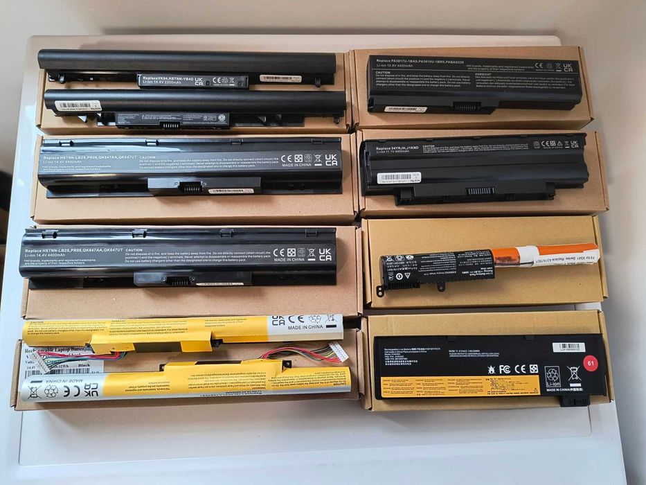 Акумулятори/Батареї HP Lenovo Toshiba Dell Asus дефектні китайські