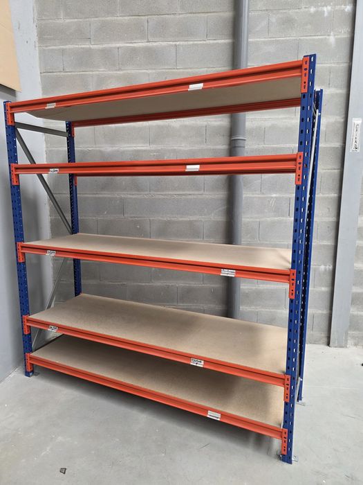 Estante Metálica LusoRacks – 2,00 x 2,00 x 0,60 m – 5 Prateleiras