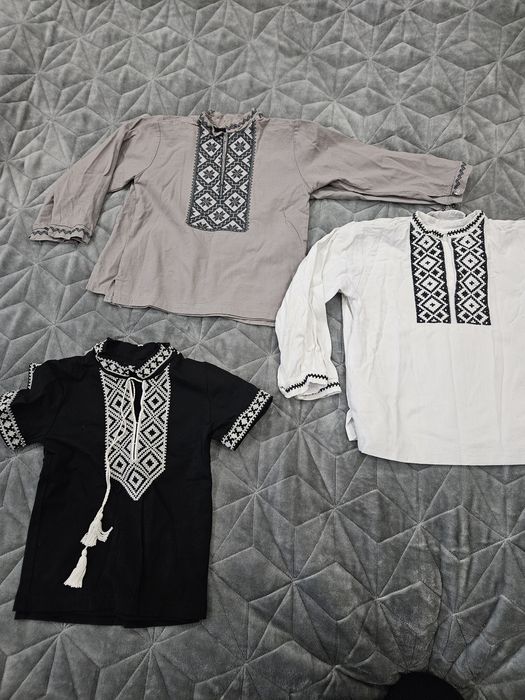 Вишиванки для двійнят, для близнюків хлопчиків