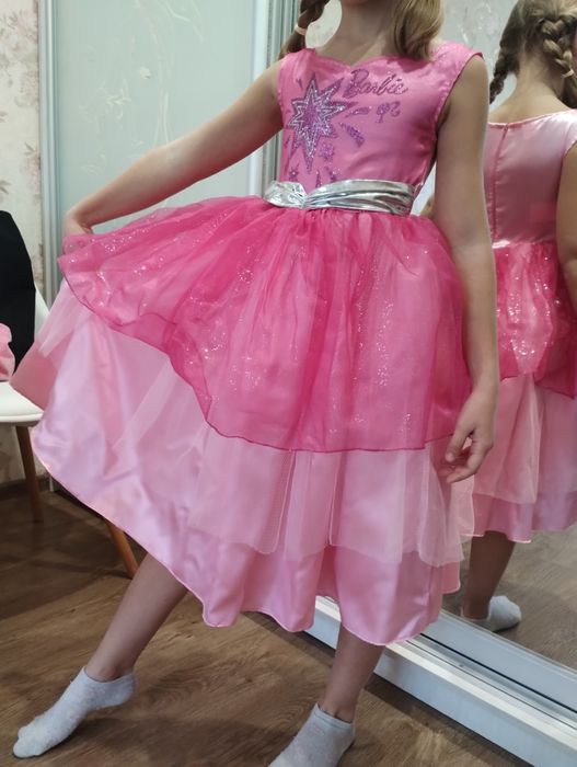Платье Barbie Барби р.110-116-122 5-6-7 лет