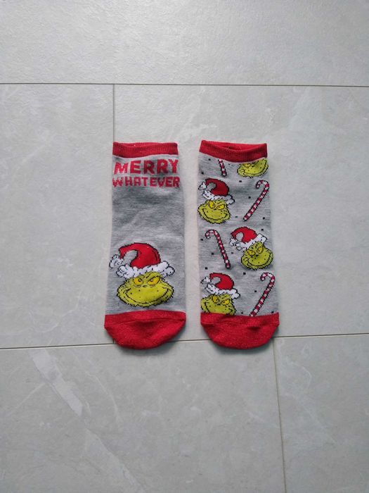 Skarpety skarpetki świąteczne Grinch