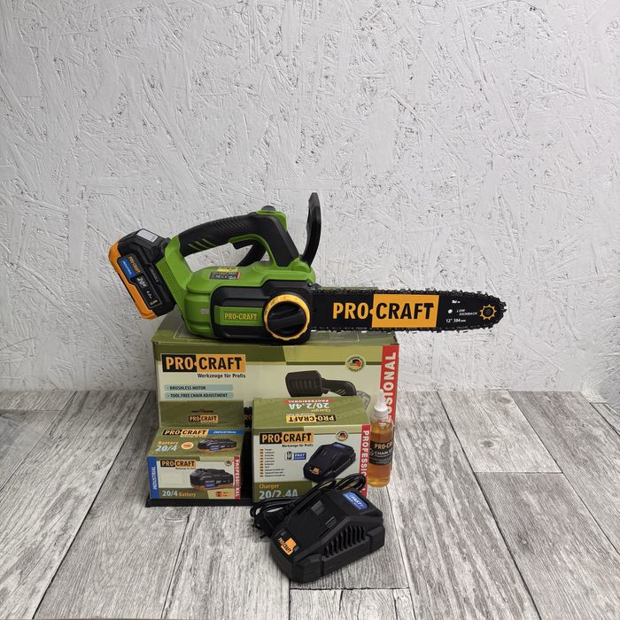 Пила акумуляторна Procraft PKA42Li 20V Акб 4Ah Повний комплект