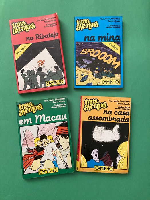 Lote de 9 Livros da Colecção Uma Aventura Caminho