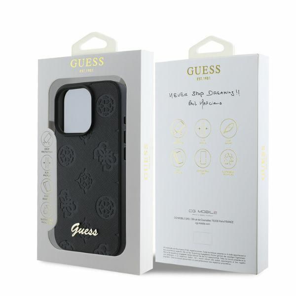 Guess GUHCP16LG4GFGR iPhone 16 Pro 6.3 czarny/black hardcase 4G Classic