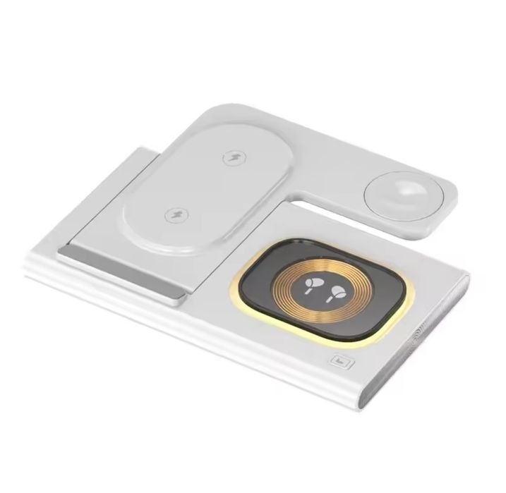 Carregador sem fio telemóvel relógio e fones