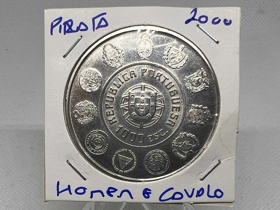 Portugal 2000 - 1000 Escudos Prata - Ibero-Americana - O Homem e o seu Cavalo