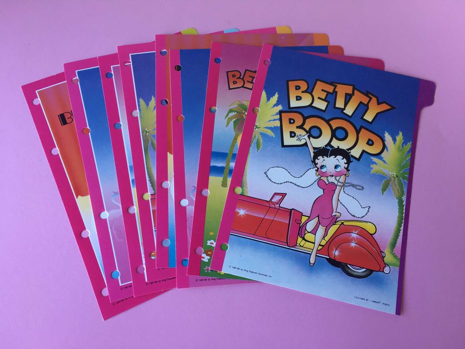 Separadores da Betty Boop Anos 80 da Ambar Novo