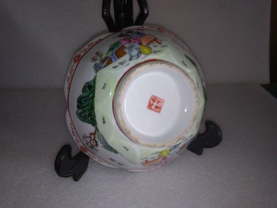Antiga Taça Porcelana Chinesa