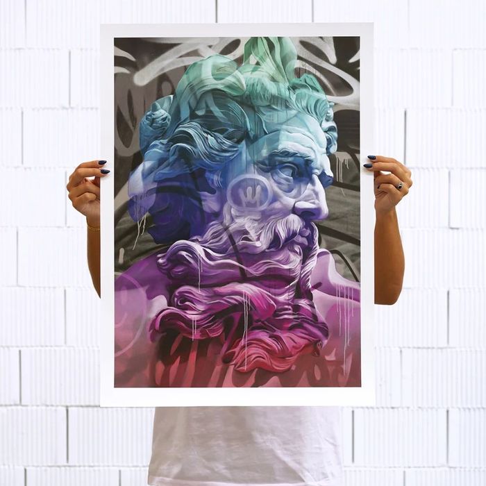 Pichiavo - POSEIDON CHROMATA (2025) - serigrafia