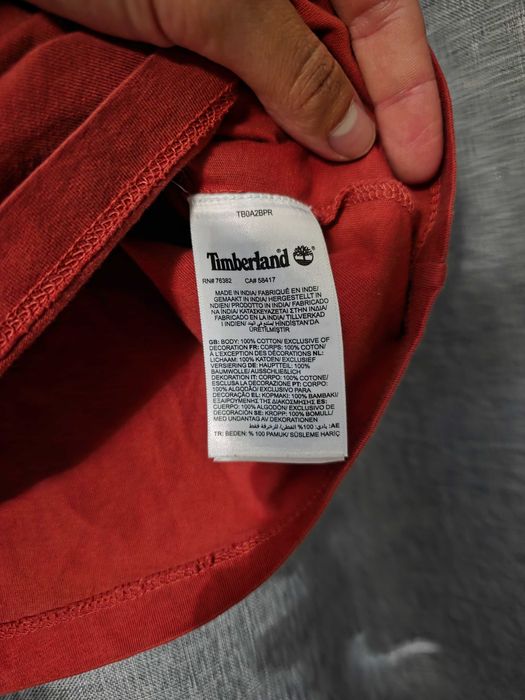 Koszulka timberland M pomaranczowa super stan