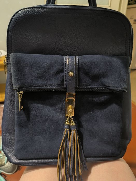 Сумка - рюкзак. Нубук