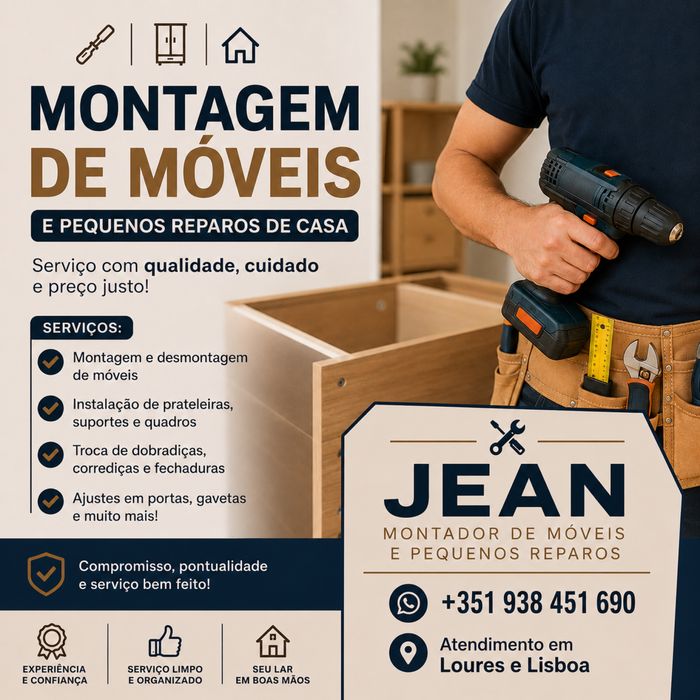 Montador de Móveis e Pequenos Reparos