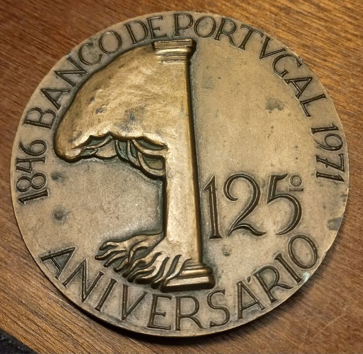 Medalha comemorativa dos 125 anos do Banco de Portugal