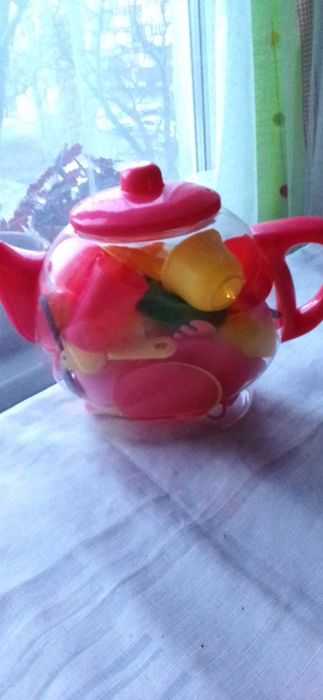 Чайник с посудкой для детей,500