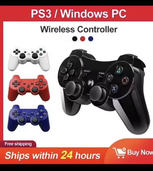 Бездротовий геймпад для PS3 / Bluetooth джойстик SIXAXIS