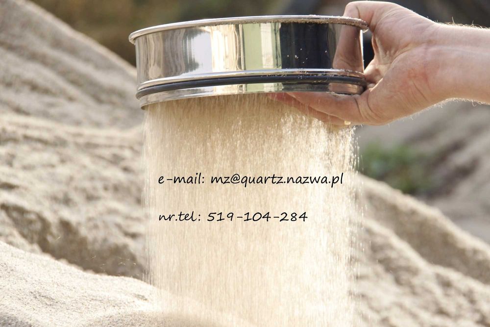 Piasek kwarcowy techniczny do piaskowania/piaskownic/filtry /atest PZH