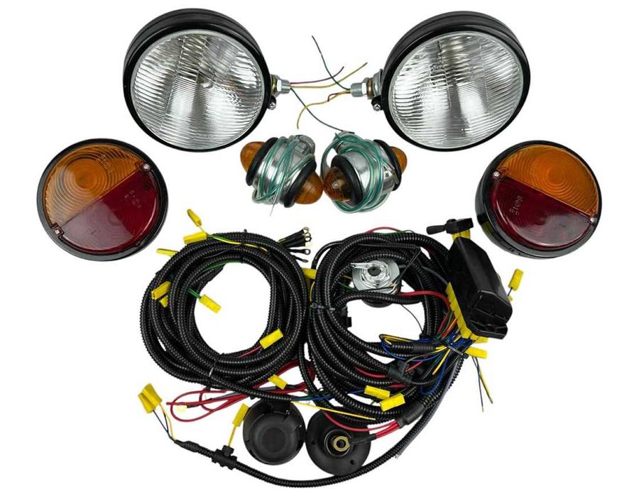 URSUS C-330 INSTALACJA elektryczna na Alternator PREMIUM + lampy