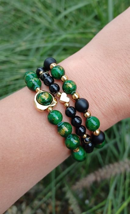 Bransoletki 3w1 z kamienia naturalnego Handmade