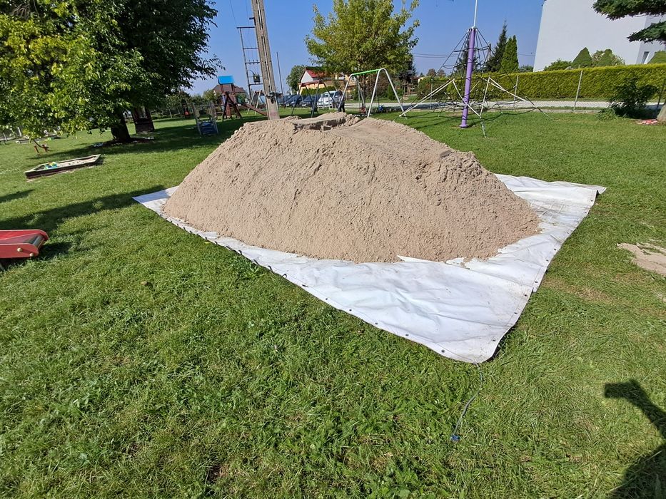 piasek z ATESTEM, wymiana piasku w piaskownich