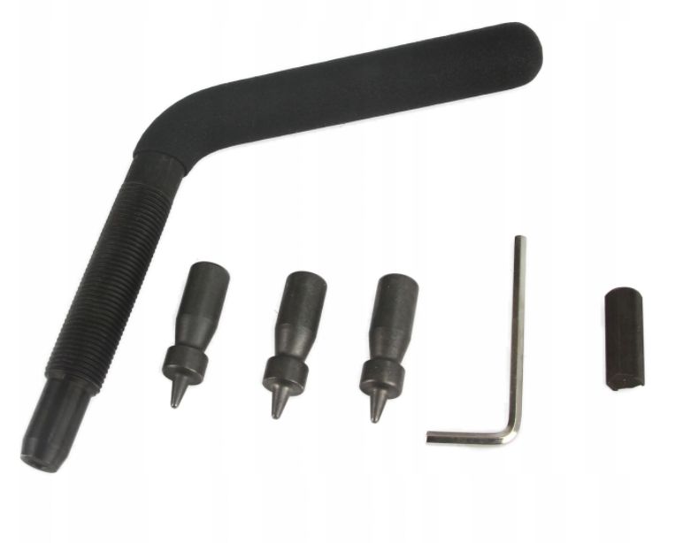 Przyrząd do nitowania i roznitowania łańcucha 2W1