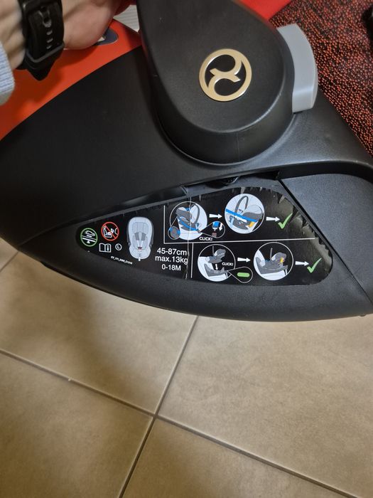 Fotelik nosidełko łupina Cybex Cloud Z i-Size 0-13kg Autumn Gold