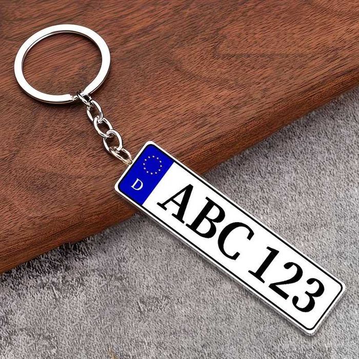 brelok wlasna rejestracja