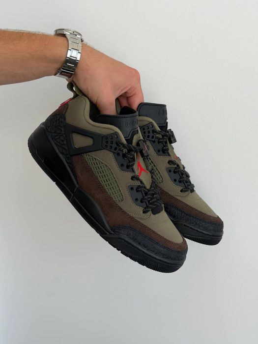 Оригинал Nike Air Jordan Spizike Low Olive (IH1782 200) оригинальние джордан лов спайзів 3 ретро 4