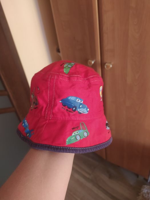 Kapelusz od słońca McQueen kapelusik czapka 48 cm 1 rok 12 miesięcy 80
