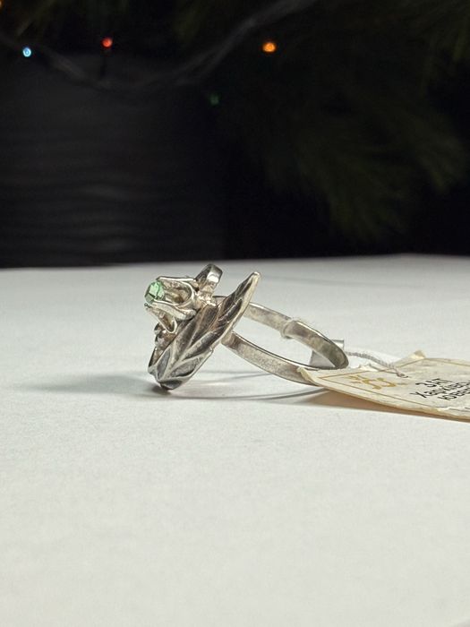 Вінтажна каблучка срібна 925  гранат Серебряное колечко кольцо серебро