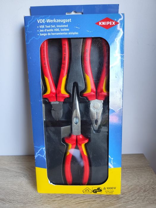 Knipex zestaw szczypiec izolowanych  Elektro Set 00 20 12