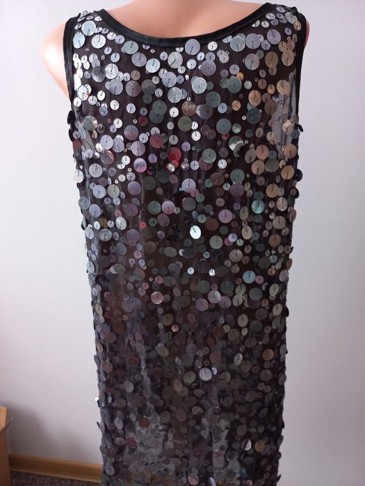 r.XL sukienka sylwestrowa, cekiny
