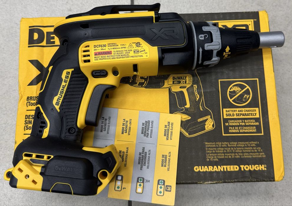 Dewalt DCF630 Шуруповерт для  гіпсокартону !!
