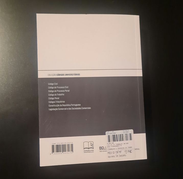 Código do Trabalho - Edição Universitário