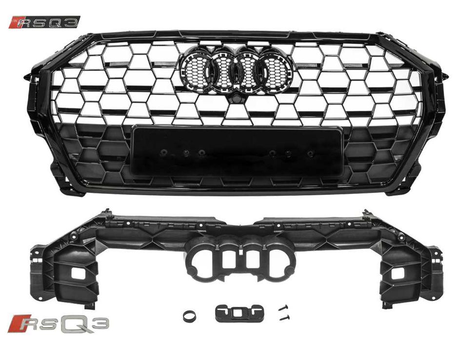 Решітка радіатора RS на AUDI Q3 (F3), 08.2018+ PAD07076RS