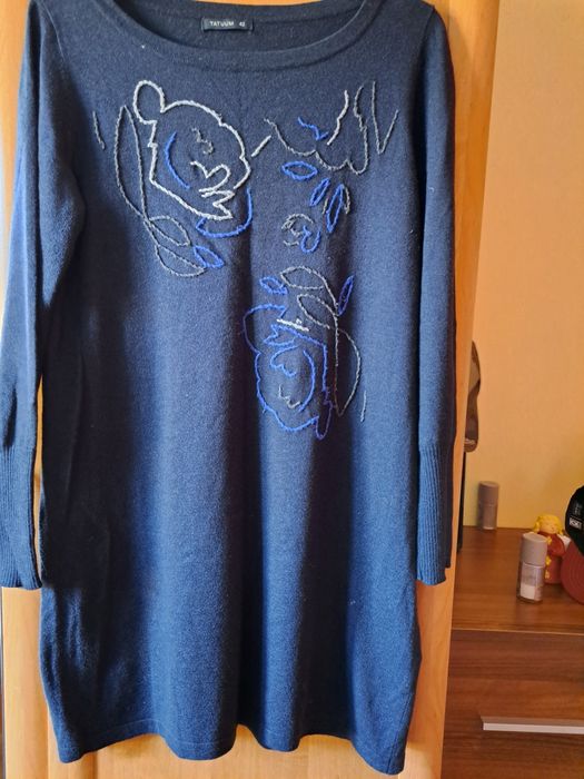 Tunika granatowa. Firma  Tatuum. Rozmiar 42