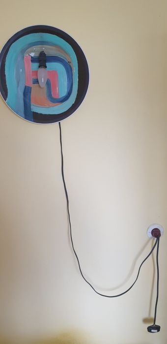Lampa ścienna ręcznie wykonana